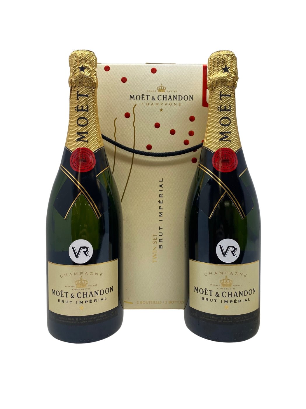 2x Champagne Cuvee Imperial Brut '90s - Moet & Chandon – Rarest Wines