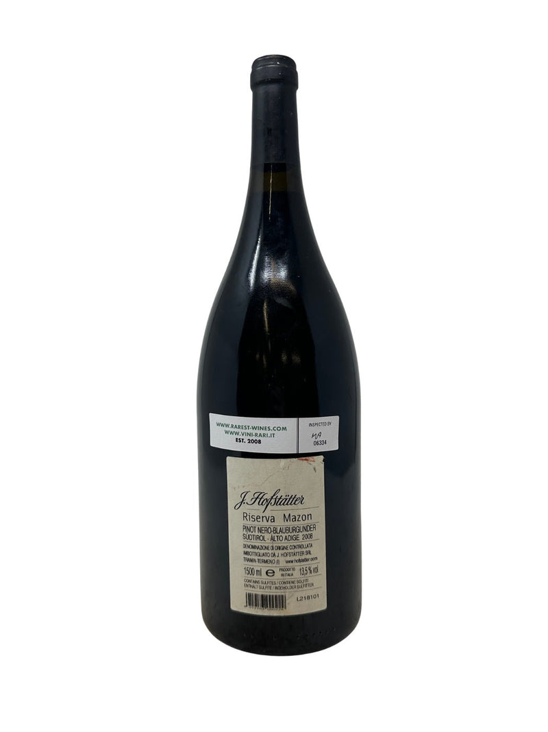 1,5L Pinot Nero "Riserva Mazon” - 2008 - Hofstätter - Rarest Wines