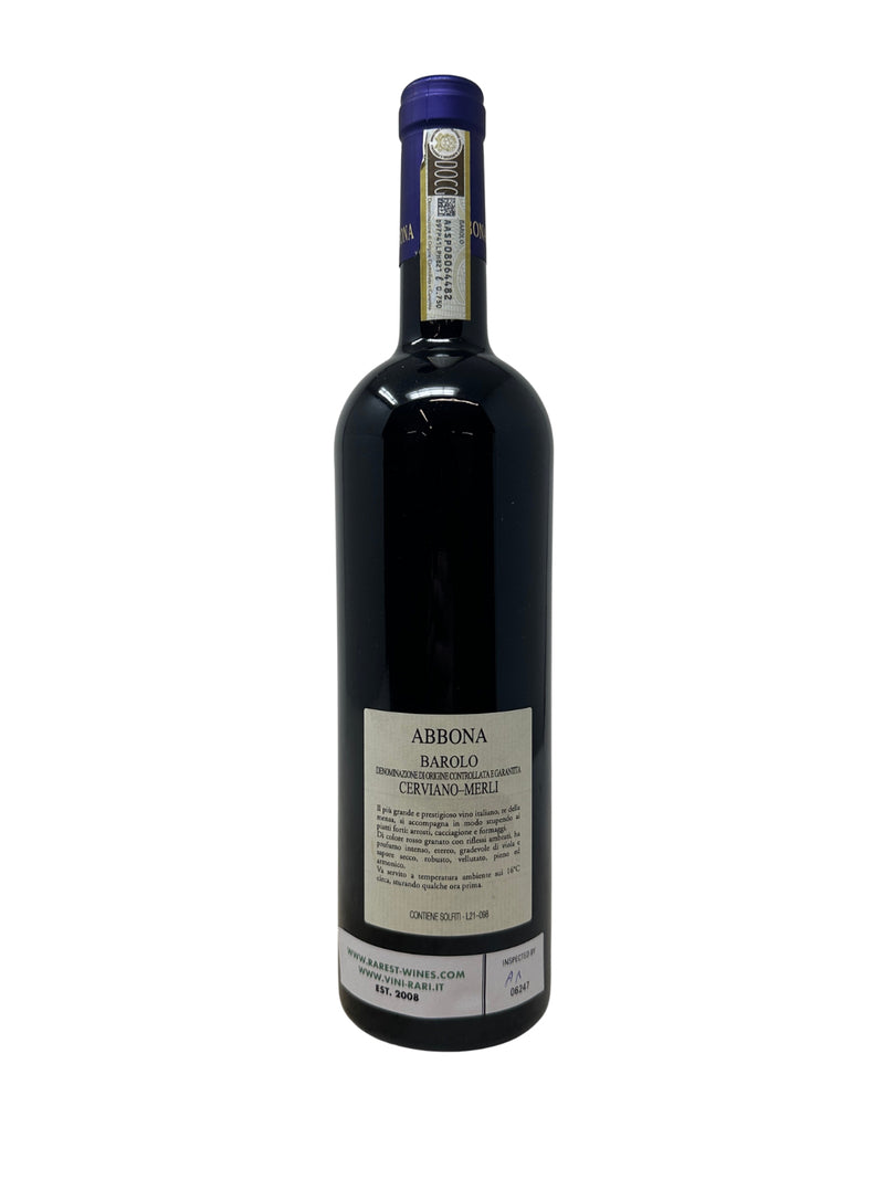 Barolo "Cerviano Merli" - 2020 - Marziano Abbona