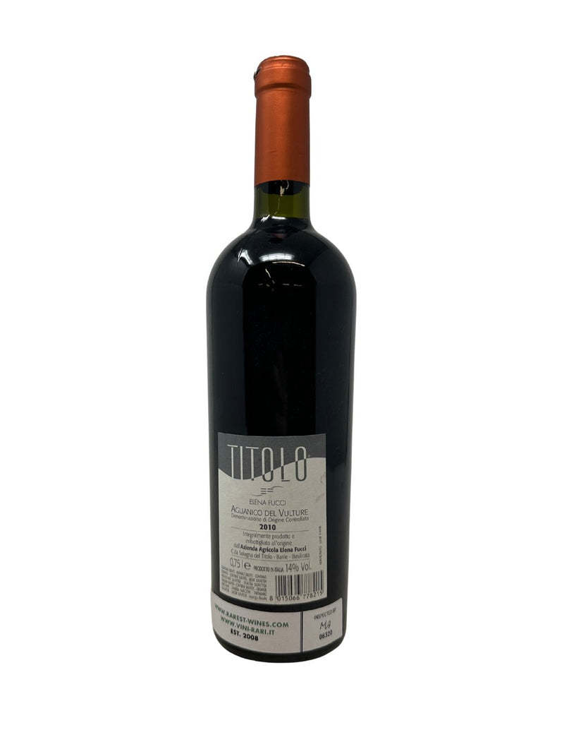 Aglianico del Vulture “Titolo” - 2009 - Elena Fucci - Rarest Wines