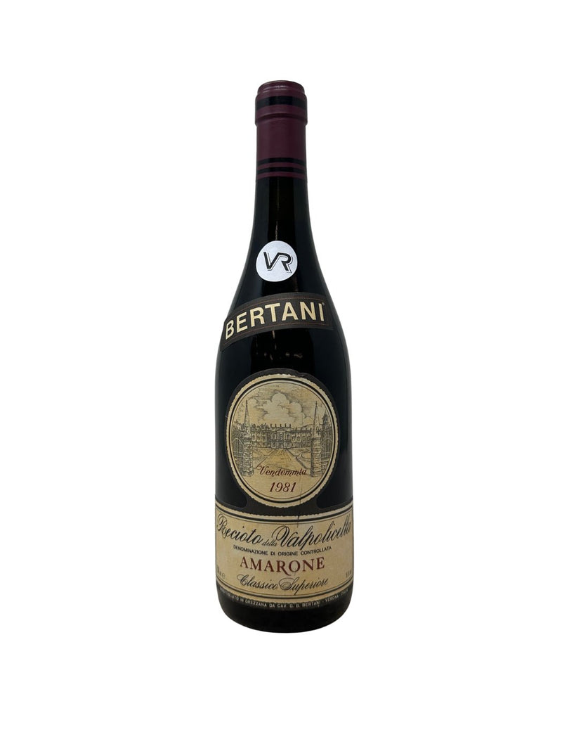 Amarone della Valpolicella Classico Superiore - 1981 - Bertani - Rarest Wines