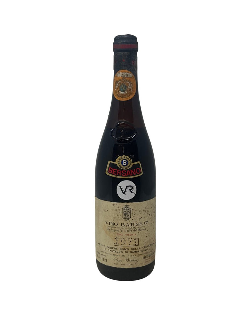 Barolo - 1971 - Bersano – Rarest Wines