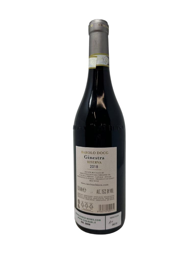 Barolo “Riserva Ginestra” – 2018 - Cascina Chicco - Rarest Wines