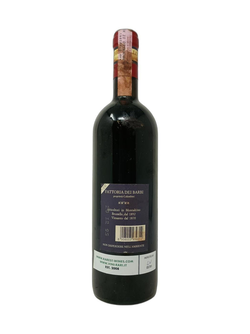 Brunello di Montalcino - 1991 - Fattoria dei Barbi - Rarest Wines