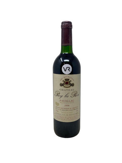 Château Puy la Rose - 1998 - Pauillac - Rarest Wines