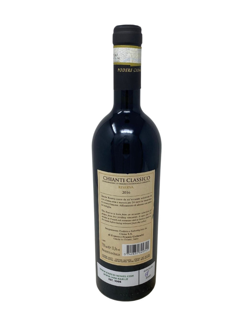 Chianti Classico Riserva - 2016 - Podere Ciona - Rarest Wines