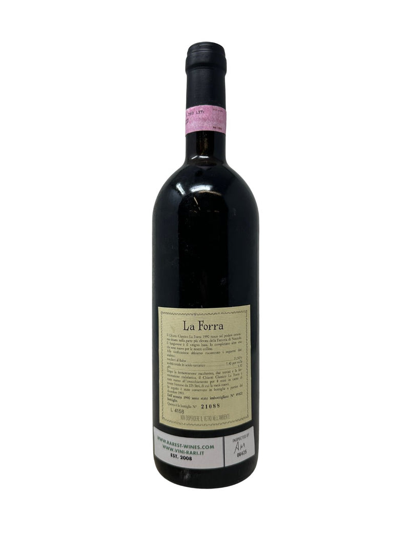 Chianti "Riserva La Forra" - 1990 - Fattoria di Nozzole - Rarest Wines