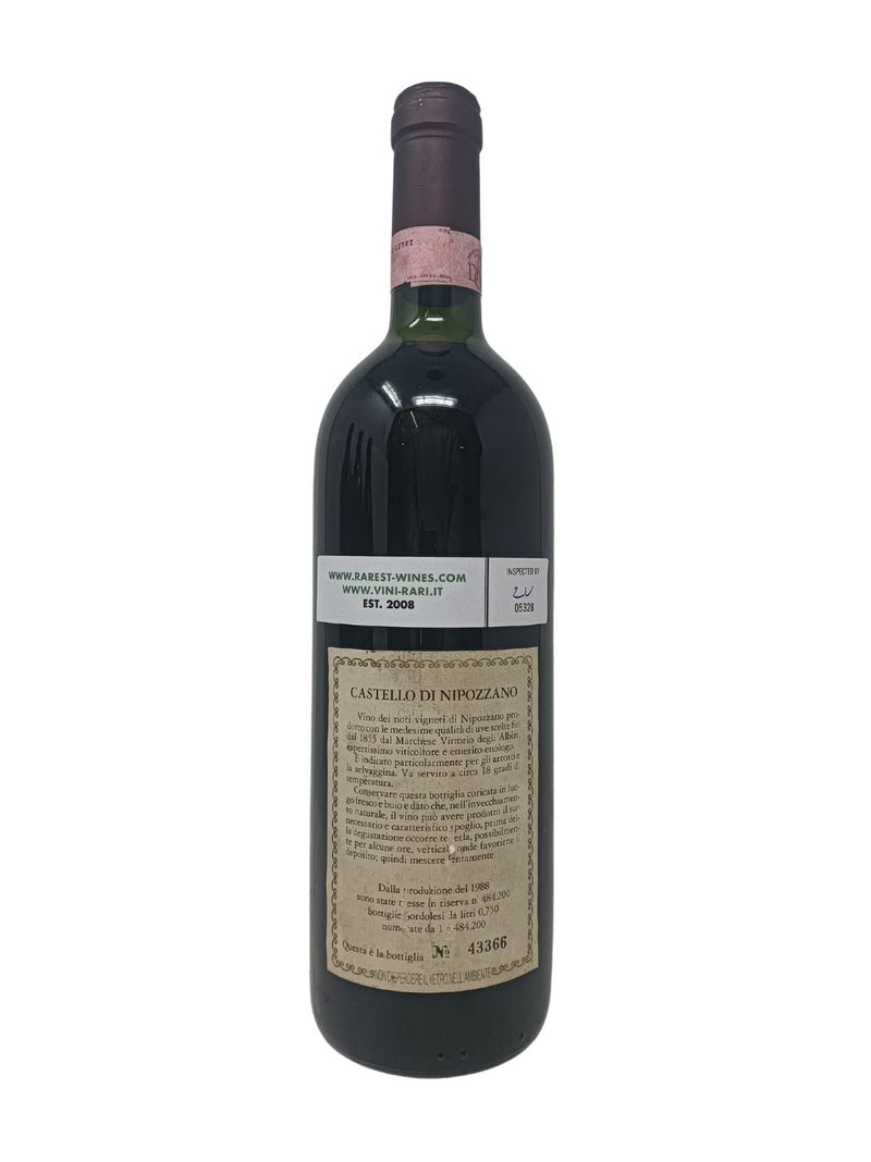 Chianti Rufina Riserva "Nipozzano" - 1988 - Frescobaldi - Rarest Wines