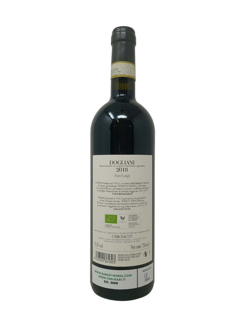 Dogliani "San Luigi" - 2018 - Chionetti - Rarest Wines