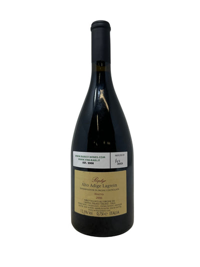 Lagrein “Riserva Porphyr” - 2006 - Cantina Terlano - Rarest Wines