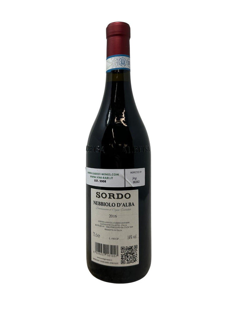 Nebbiolo d’Alba - 2016 - Sordo - Rarest Wines