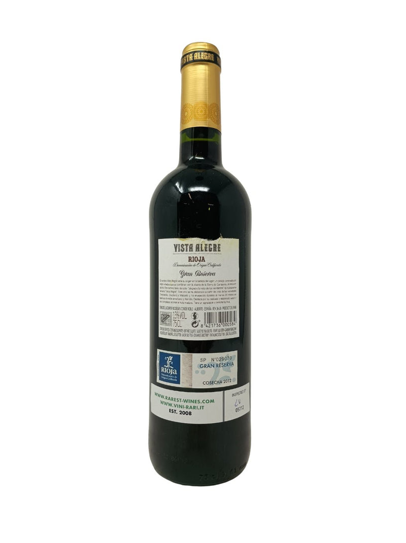 Rioja Gran Reserva - 2012 - Vista Alegre - Rarest Wines