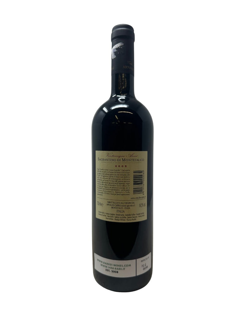 Sagrantino di Montefalco "25 Anniversario" - 2005 - Arnaldo Caprai - Rarest Wines