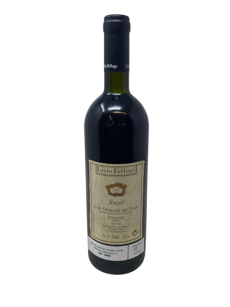 Sossò - 1998 - Livio Felluga - Rarest Wines