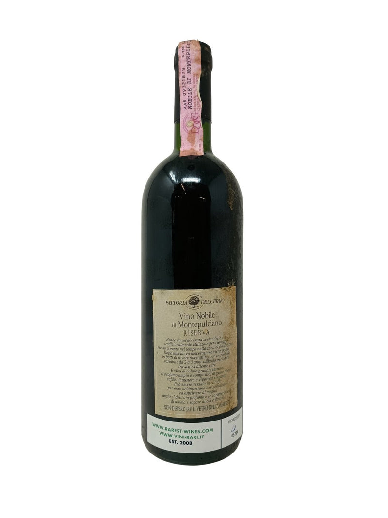 Vino Nobile di Montepulciano Riserva - 1991 - Fattoria del Cerro - Rarest Wines