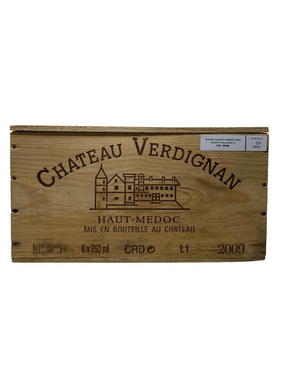 6x Chateau Verdignan - 2009 - Haut Medoc - Rarest Wines