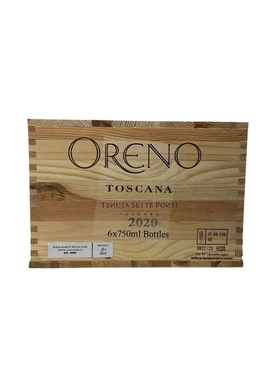 6x Oreno - 2020 - Tenuta Sette Ponti - Rarest Wines