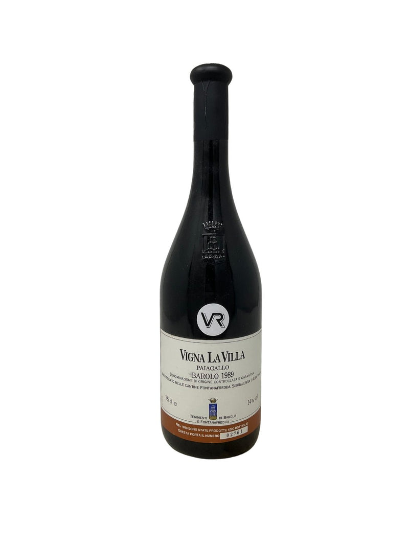 Barolo "Paiagallo Vigna la Villa" - 1989 - Fontanafredda - Rarest Wines
