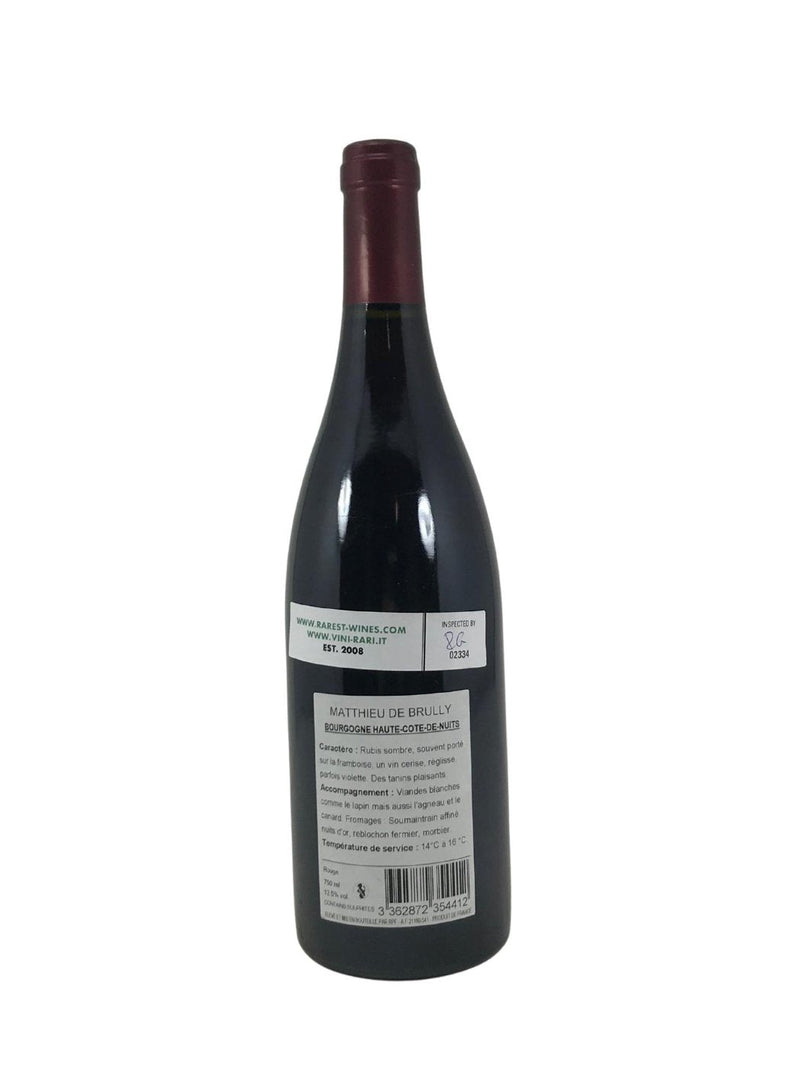 Bourgogne Haute Côtes de Nuits - 2014 - Matthieu De Brully - Rarest Wines