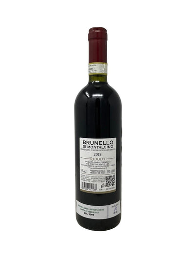 Brunello di Montalcino - 2018 - Ridolfi - Rarest Wines