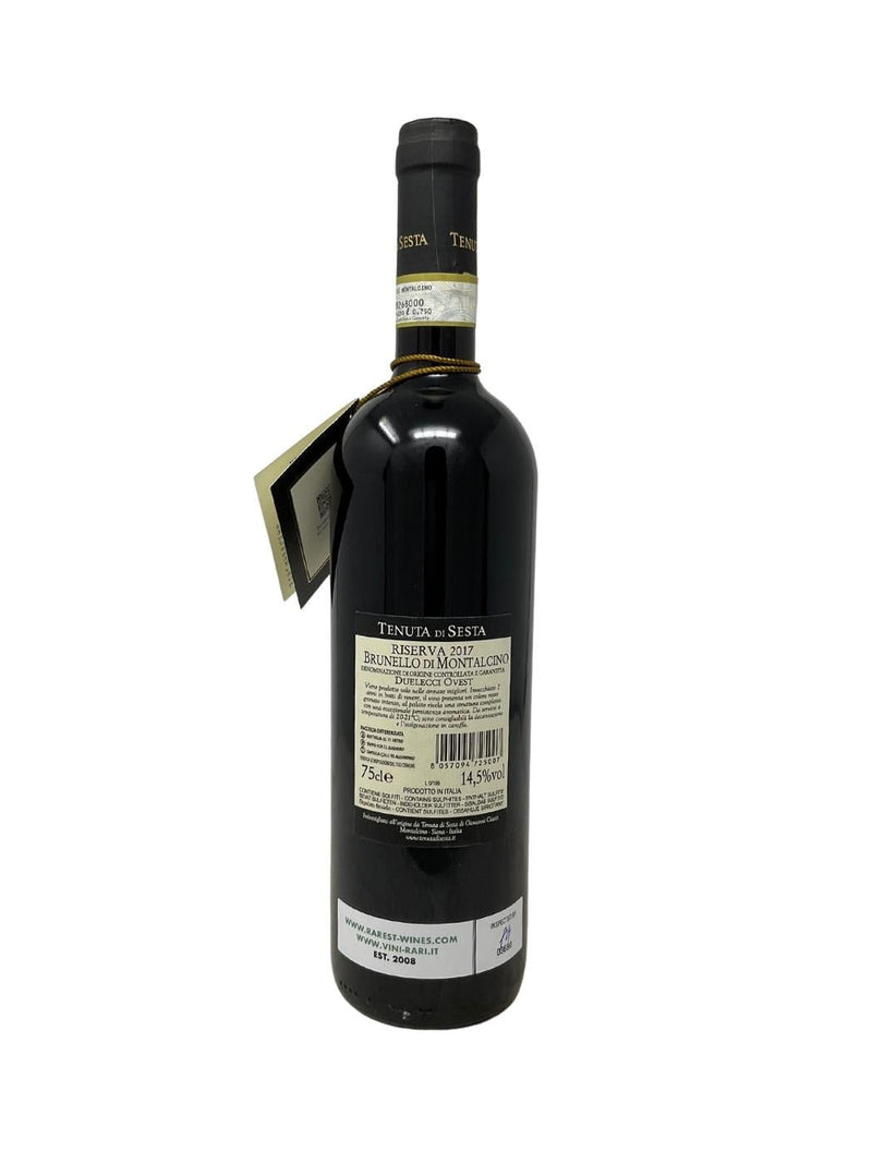 Brunello di Montalcino Riserva "Duelecci Ovest" - 2017 - Tenuta di Sesta - Rarest Wines