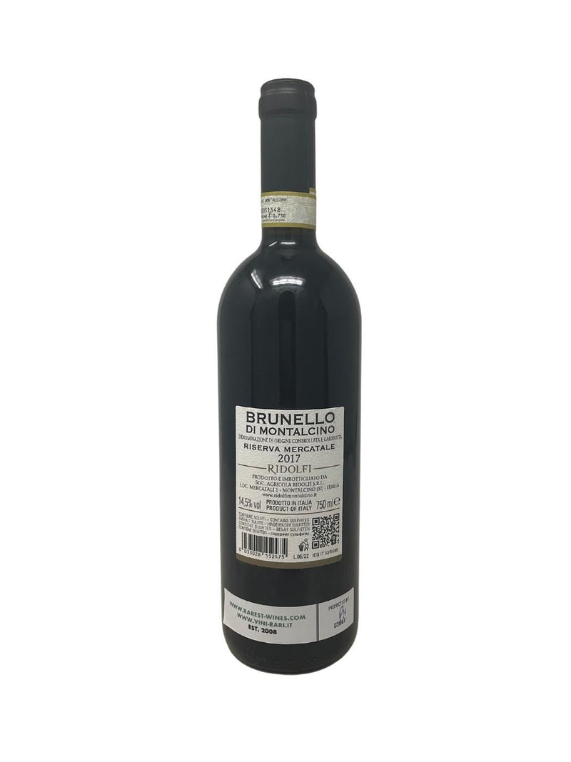 Brunello di Montalcino Riserva "Mercatale" - 2017 - Ridolfi - Rarest Wines