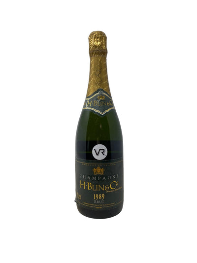 Champagne Cuvee Vintage Brut - 1989 - H. Blin - Rarest Wines