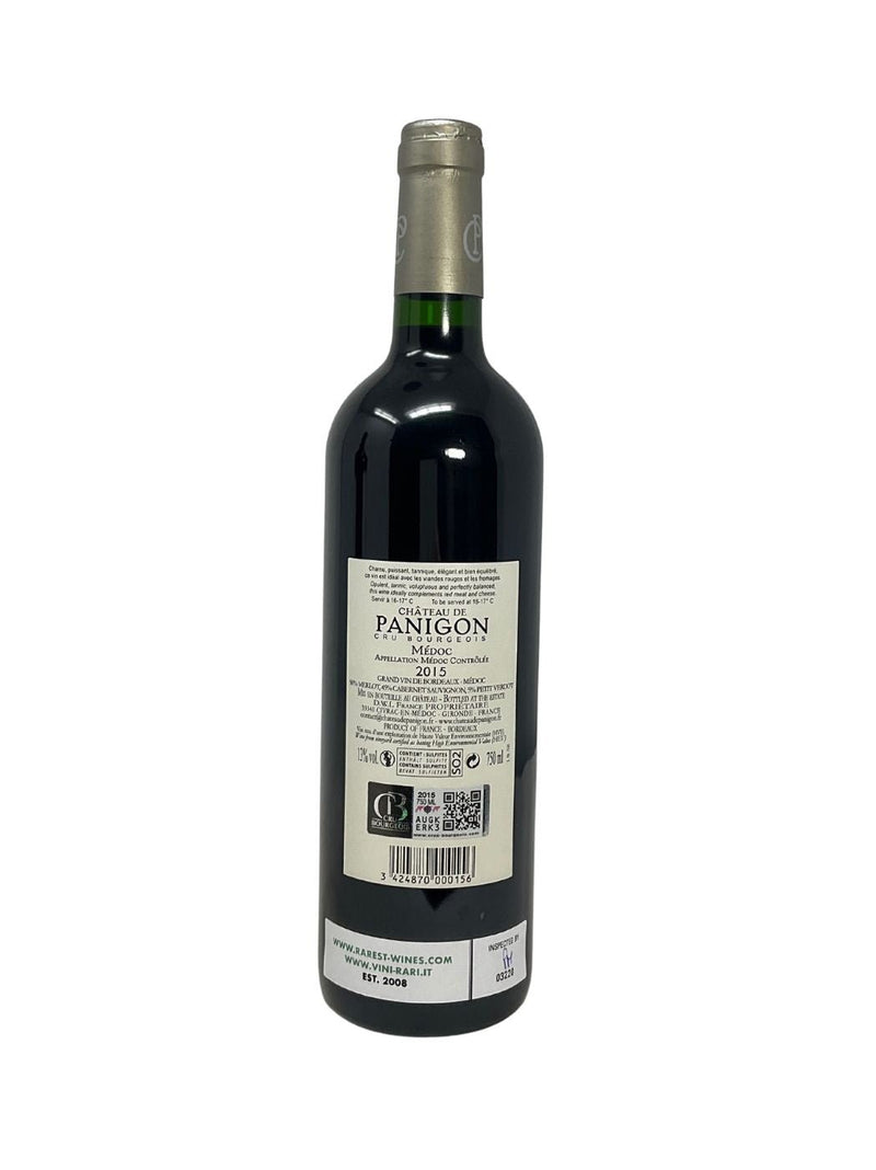 Chateau de Panigon - 2015 - Medoc - Rarest Wines