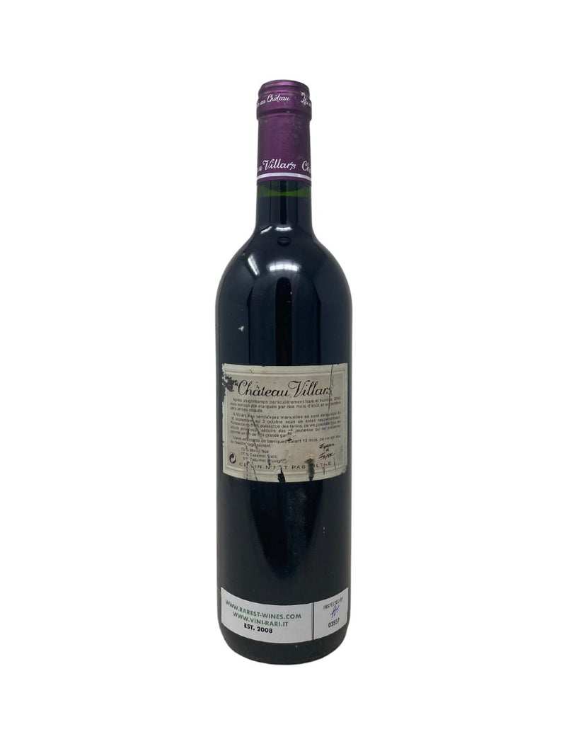 Chateau Villars - 2000 - Fronsac - Rarest Wines