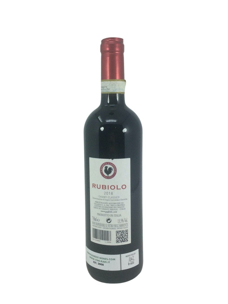 Chianti Classico "Rubiolo" - 2018 - Gagliole - Rarest Wines