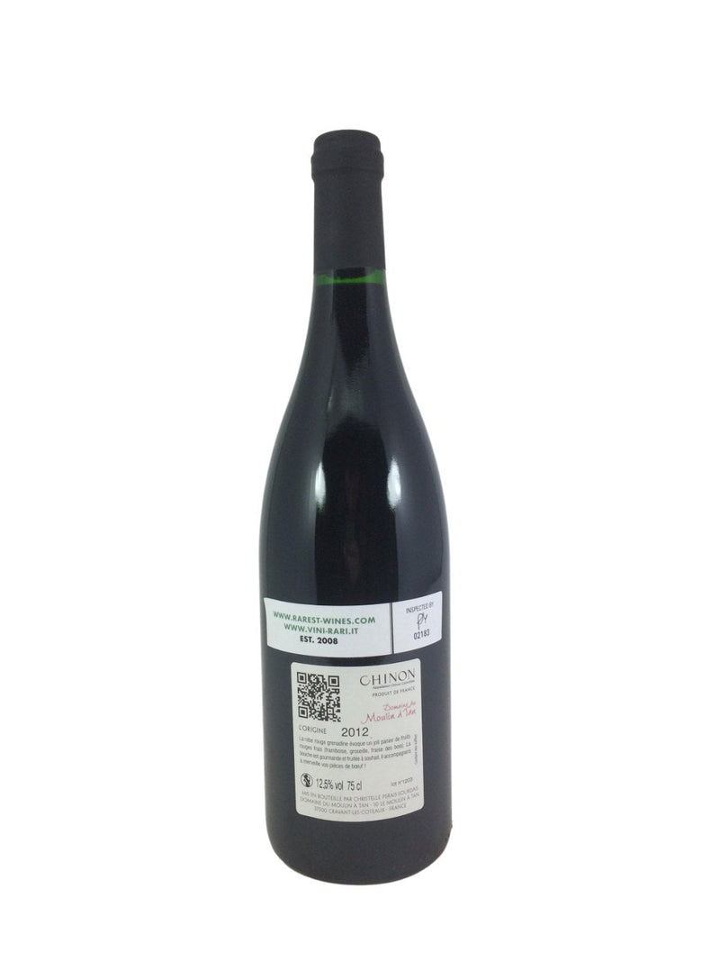 Chinon “L’Origine” - 2012 - Domaine du Moulin a tan - Rarest Wines