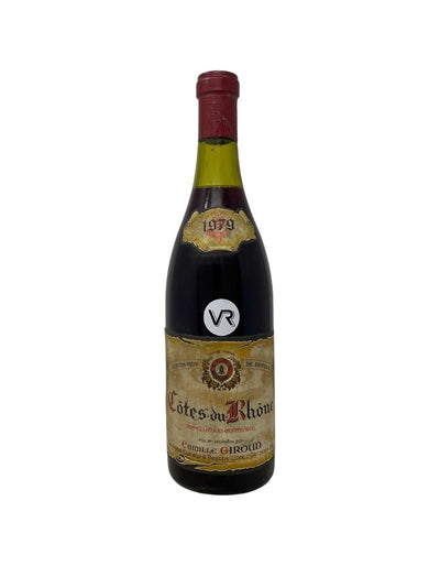 Cotes du Rhone - 1979 - Camille Giroud - Rarest Wines