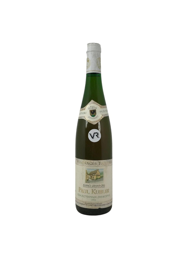 Gewurztraminer Zinnkoepfle Vendanges Tardives - 1994 - Paul Kubler - Rarest Wines