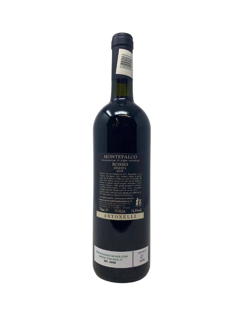 Montefalco Rosso Riserva - 2003 - Antonelli - Rarest Wines